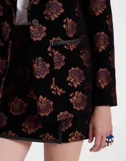 Kelly JacketRosette Black in Jacquard