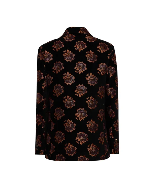 Kelly JacketRosette Black in Jacquard