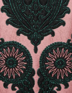 La Scala TopOltrarno Pink in Jacquard With Feathers