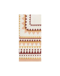 Large Napkins Set Of 2Doric Placée Pink in Linen