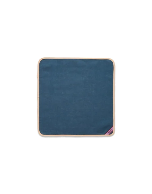 Large Napkins Set Of 2Rainbow Navy in Linen