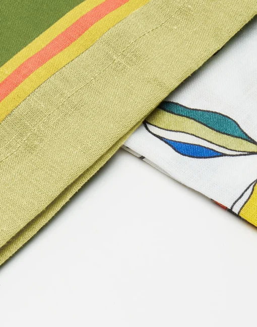 Large TableclothBorboni White in Linen