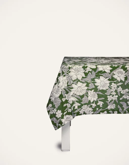 Large TableclothLilium Avorio in Linen