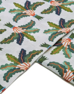 Large TableclothLinen Palms in Linen