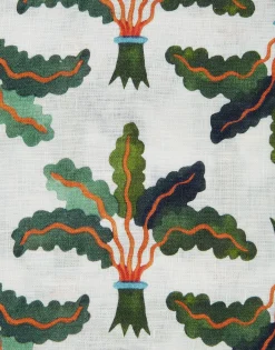 Large TableclothLinen Palms in Linen
