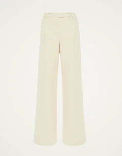 Loose PantsCreamy in Jacquard