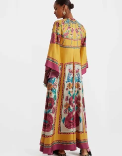 Magnifico DressZodiac Placée Marigold in Silk Twill