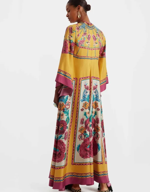 Magnifico DressZodiac Placée Marigold in Silk Twill
