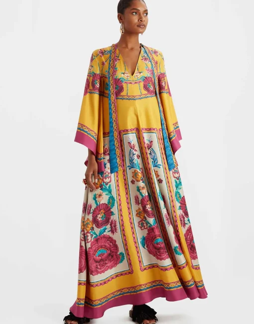 Magnifico DressZodiac Placée Marigold in Silk Twill