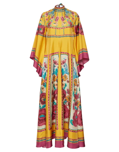 Magnifico DressZodiac Placée Marigold in Silk Twill