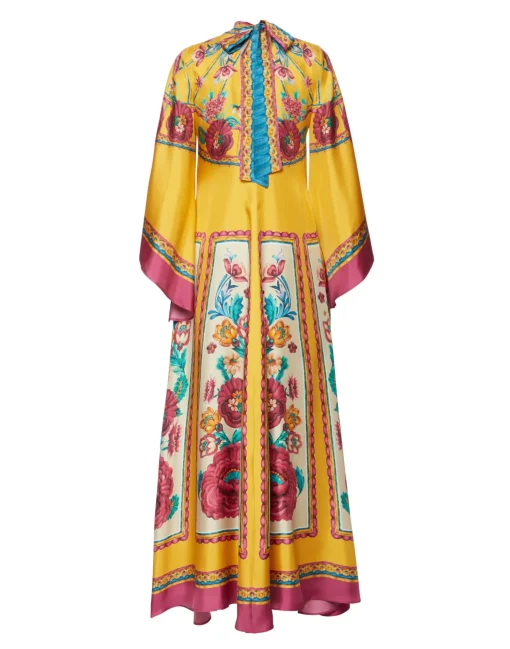 Magnifico DressZodiac Placée Marigold in Silk Twill