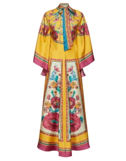 Magnifico DressZodiac Placée Marigold in Silk Twill
