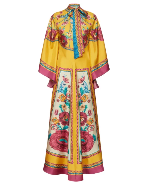 Magnifico DressZodiac Placée Marigold in Silk Twill
