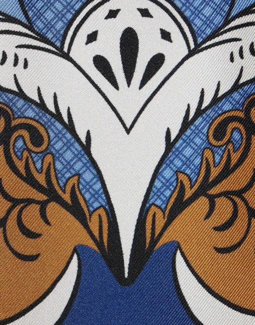 Make An Exit TopPortal Placée Light Blue in Silk Twill