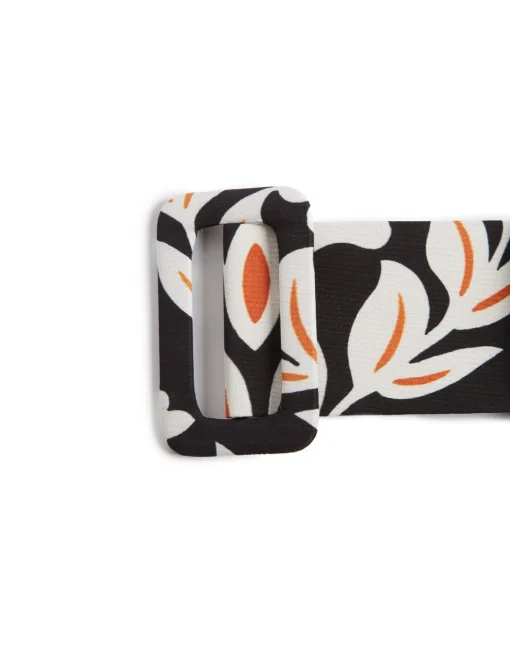 Medium BeltGhirlanda Black in Light Faille