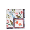 Medium TableclothWhite Turning Tulips in Linen