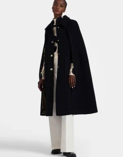 Milano CapeBlack in Wool