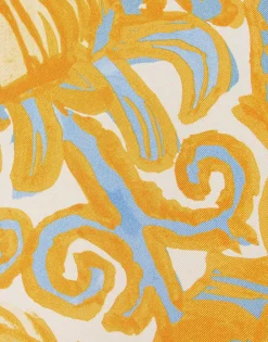 Muumuu DressAnemone Orange in Silk Twill