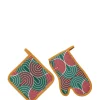 Oven Glove & Pot HolderSlinky Verde in Cotton