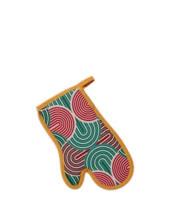 Oven Glove & Pot HolderSlinky Verde in Cotton
