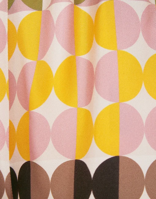 Palazzo PantsMezzaluna Chocolate in Twill Silk