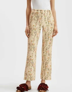 24/7 PantsPrimavera Cream in Tweed