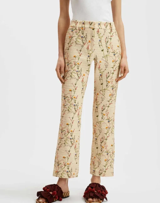 24/7 PantsPrimavera Cream in Tweed