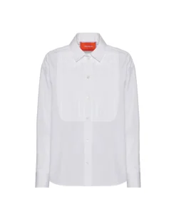 Peggy ShirtSolid White in Tailor Poplin
