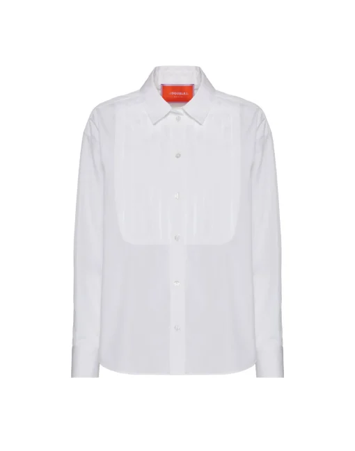 Peggy ShirtSolid White in Tailor Poplin