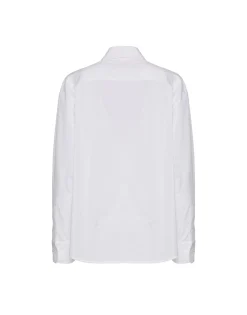 Peggy ShirtSolid White in Tailor Poplin