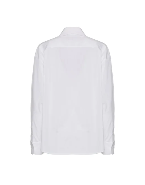 Peggy ShirtSolid White in Tailor Poplin