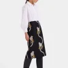 Pencil SkirtMelograno Black & White in Cady Wool