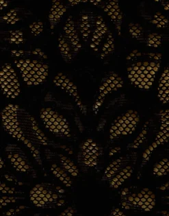Pencil SkirtVaudeville Brown in Cotton Lace