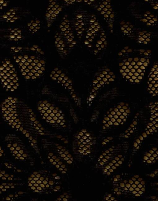 Pencil SkirtVaudeville Brown in Cotton Lace