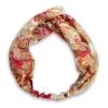Pinup HeadbandHottie Cream in Embroidered Organza
