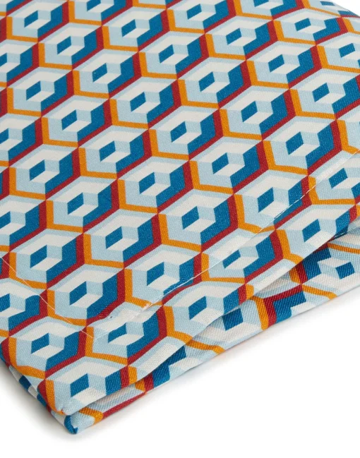 Placemat Set Of 2Cubi Blu in Linen