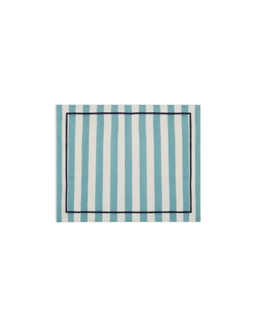 Placemat Set Of 2Riviera Sky Blue in Linen