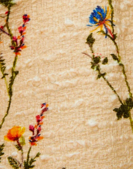 Playa ShortsPrimavera Cream in Tweed With Tassels