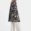 Precious CoatLark Black in Jacquard