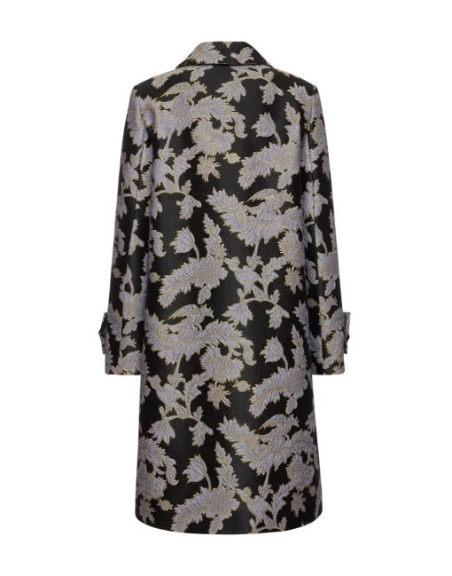 Precious CoatLark Black in Jacquard