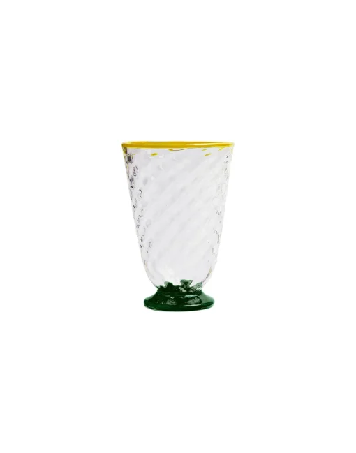 Quilted Glasses Set Of 4Multicolor in Murano Glass
