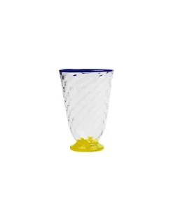 Quilted Glasses Set Of 4Multicolor in Murano Glass