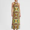 Racer DressRainbow Placée in Envers Satin