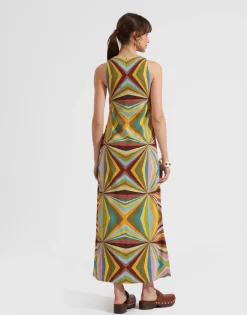 Racer DressRainbow Placée in Envers Satin