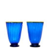 Rainbow Glass Set of 2Blue in Glass