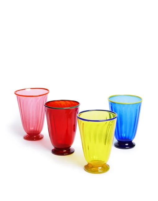 Rainbow Glass Set of 4Rainbow in Glass