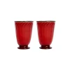 Rainbow Glasses Set Of 2Red in Murano Glass
