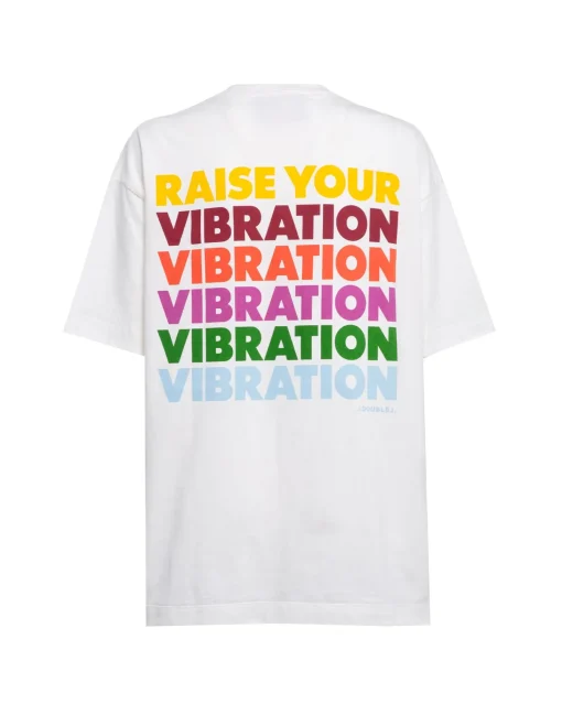 Raise Your Vibration T-ShirtSolid Print in Jersey
