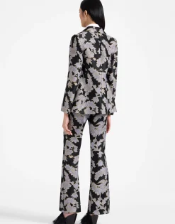 Saturday Night PantsLark Black in Jacquard