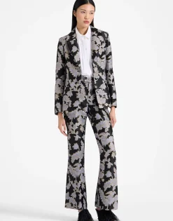 Saturday Night PantsLark Black in Jacquard